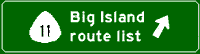 Link to Hawaii Highways, Big Island route list table 3