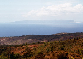 Distant view of Niihau Island
