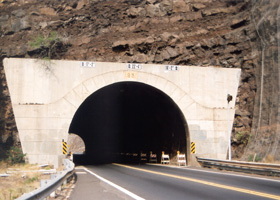 East portal of Olowalu Tunnel