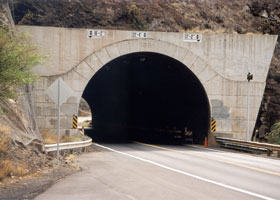West portal of Olowalu Tunnel