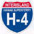Former Hawaii Superferry pseudo-H4 sign logo